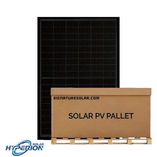 Hyperion 395W Bifacial Solar Panel 14.2kW Pallet 1612006-36
